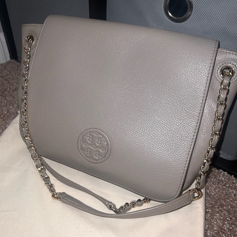 Tory Burch taupe bag